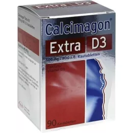 CALCIMAGON Extra D3 tablete za žvakanje, 90 kom