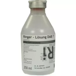 RINGER LÖSUNG DAB 7 plastičnih, 250 ml