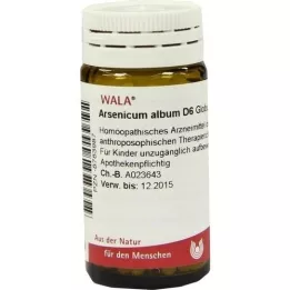 ARSENICUM ALBUM D 6 globula, 20 g