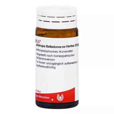 Atropa Belladonna ex Herba D3 Globule (20 g) Atropa Belladonna ex Herba D3 Globule (20 g)