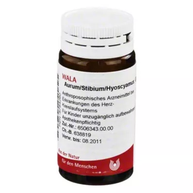 Aurum / Stibium / Hyoscyamus G, 20 g Aurum / Stibium / Hyoscyamus G, 20 g