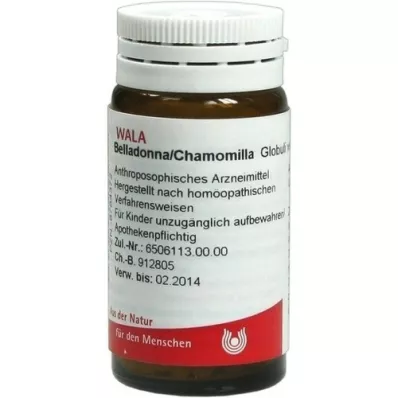 BELLADONNA CHAMOMILLA Globule, 20 g