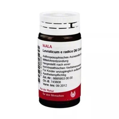 Levisticum E Radice D 6 globula, 20 g