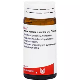 NUX VOMICA E sjeme D 3 globule, 20 g