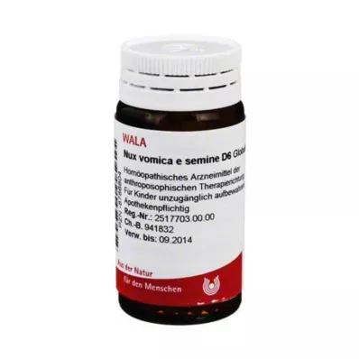 Nux vomica e semine D 6 globula, 20 g Nux vomica e semine D 6 globula, 20 g
