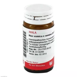 NUX VOMICA E sjeme D 12 globula, 20 g