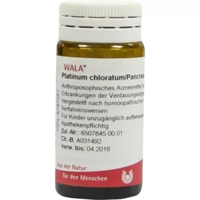 PLATINUM CHLORATUM/PANCREAS komp.Globuli, 20 g
