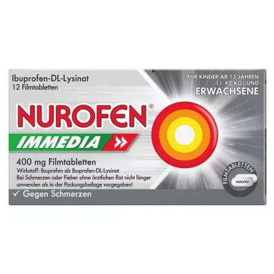 NUROFEN Immedia 400 mg filmom obložene tablete, 12 kom
