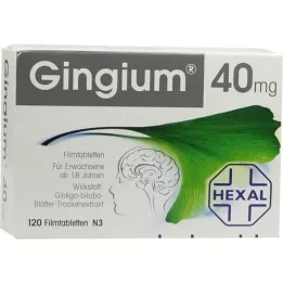 GINGIUM 40 mg filmom obložene tablete, 120 kom