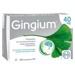 GINGIUM 40 mg filmom obložene tablete, 120 kom