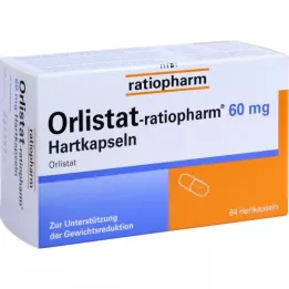 ORLISTAT-ratiopharm 60 mg tvrde kapsule, 84 kom