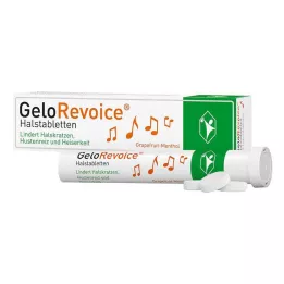 GeloRevoice pastile za grlo grejp mentol za promuklost &amp; gubitak glasa, 20 kom