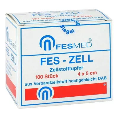 ZELLSTOFFTUPFER FES ZELL 4x5 cm jako bijeljeno, 100 komada