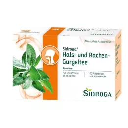 SIDROGA Filter vrećica čaja za grlo i grlo, 20X2,5 g