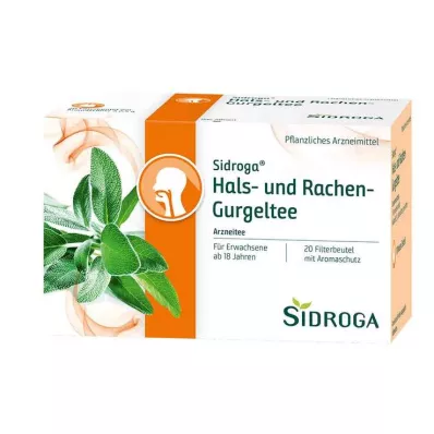 Sidroga® filter vrećice čaja za grlo i grlo, 20X2,5 g