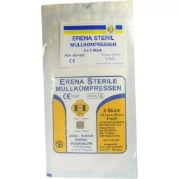 ERENA Kompresa od gaze 10x20 cm sterilna 8 puta, 5x2 kom