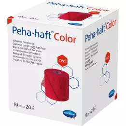 PEHA-HAFT Traka za pričvršćivanje u boji bez lateksa 10 cmx20 m crvena, 1 kom