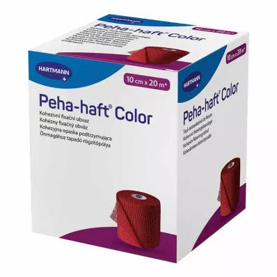 Peha Haft Color fiksirajući zavoj od lateksa f.10 cm x 20 m crveni, 1 kom Peha Haft Color fiksirajući zavoj od lateksa f.10 cm x 20 m crveni, 1 kom