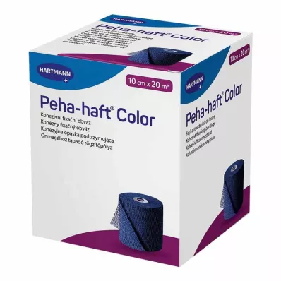 Peha Haft Color fiksirajući zavoj od lateksa f.10 cm x 20 m plavi, 1 kom Peha Haft Color fiksirajući zavoj od lateksa f.10 cm x 20 m plavi, 1 kom
