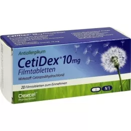 CETIDEX 10 mg filmom obložene tablete, 20 kom