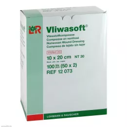 VLIWASOFT Komprese od flisa 10x20 cm sterilne 6l., 50x2 kom