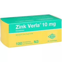 ZINK VERLA 10 mg filmom obložene tablete, 100 kom