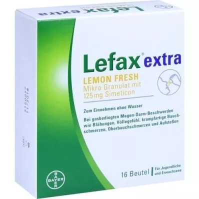 LEFAX extra Lemon Fresh mikro granule, 16 kom