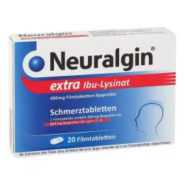 NEURALGIN extra Ibu-Lysinate filmom obložene tablete, 20 kom