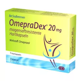 OMEPRADEX 20 mg crijevno obložene tvrde kapsule, 7 kom