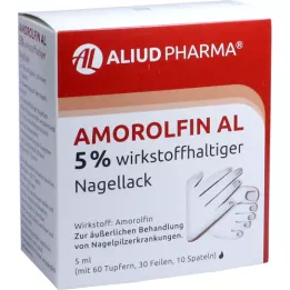 AMOROLFIN AL 5% aktivni lak za nokte, 5 ml