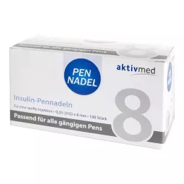 PEN-NADELN Univerzalnih 8 kanila 0,26x8 mm, 100 komada