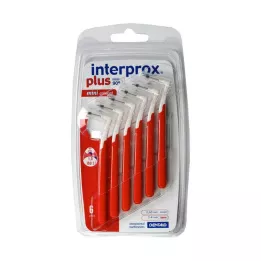 INTERPROX plus mini konusna crvena interdentalna četkica, 6 komada