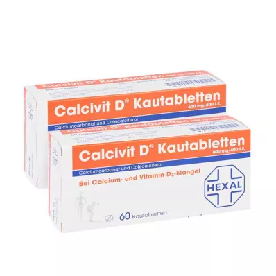Calcivit D tablete za žvakanje 600mg/400 internacionalnih jedinica (120 kom.) Calcivit D tablete za žvakanje 600mg/400 internacionalnih jedinica (120 kom.)