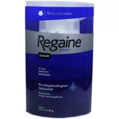 REGAINE Pjena za muškarce 50 mg/g, 3X60 ml