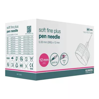 Klinion Soft fine plus kanile 12mm 29G 0,33mm, 110 komada Klinion Soft fine plus kanile 12mm 29G 0,33mm, 110 komada