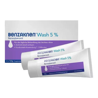 BENZAKNEN Ispiranje 5% suspenzije, 2X100 g