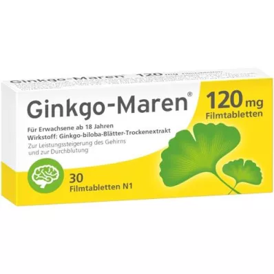 GINKGO-MAREN 120 mg filmom obložene tablete, 30 kom