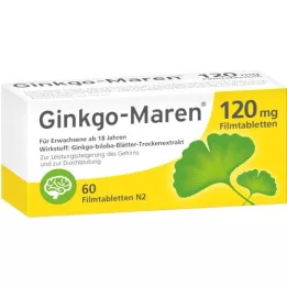 GINKGO-MAREN 120 mg filmom obložene tablete, 60 kom