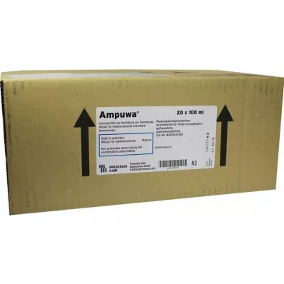 Ampuwa Lsgm. za pripremu parenteralne injekcije/infuzijske otopine, 20x100 ml Ampuwa Lsgm. za pripremu parenteralne injekcije/infuzijske otopine, 20x100 ml