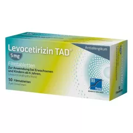 LEVOCETIRIZIN TAD 5 mg filmom obložene tablete, 50 kom