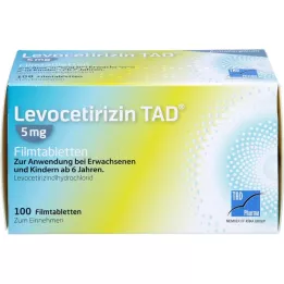 LEVOCETIRIZIN TAD 5 mg filmom obložene tablete, 100 kom