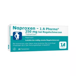 NAPROXEN-1A Pharma 250 mg b. Tableta za duševne bolove, 20 kom