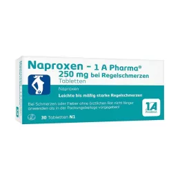NAPROXEN-1A Pharma 250 mg b. Tableta za duševne bolove, 30 kom