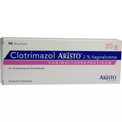 CLOTRIMAZOL ARISTO 2% vaginalna krema + 3 aplikacije, 20 g