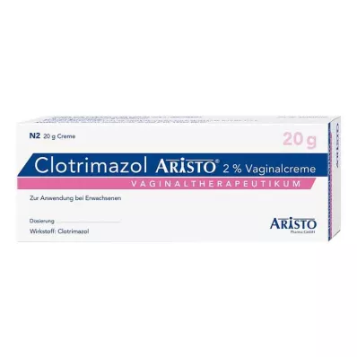 Clotrimazole Aristo 2% krema za rodnicu + 3 aplikatora, 20 g Clotrimazole Aristo 2% krema za rodnicu + 3 aplikatora, 20 g