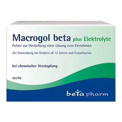 MACROGOL beta plus elektroliti Plv.z.H.e.L.z.Einn., 50 kom