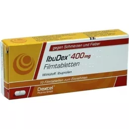 IBUDEX 400 mg filmom obložene tablete, 10 kom