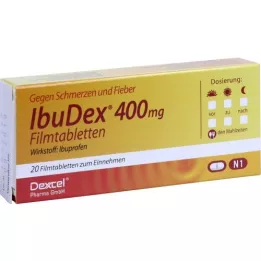 IBUDEX 400 mg filmom obložene tablete, 20 kom