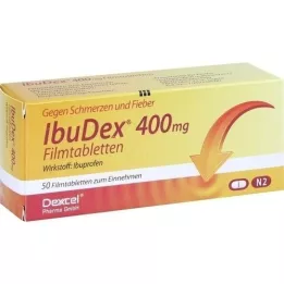IBUDEX 400 mg filmom obložene tablete, 50 kom