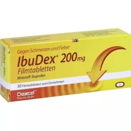 IBUDEX 200 mg filmom obložene tablete, 30 kom